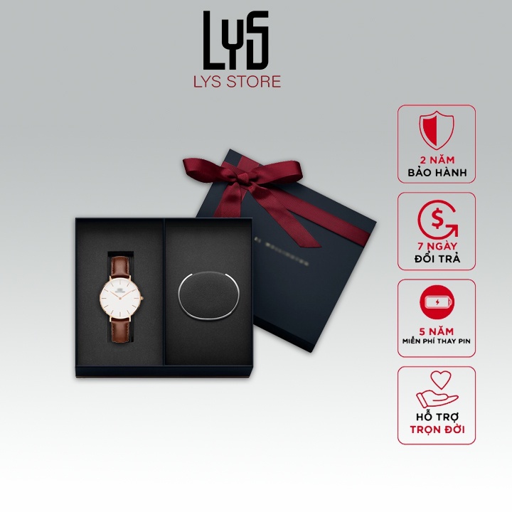 Đồng hồ nữ Daniel Welton Classic Petite ST Mawes 32mm & 28mm & Vòng tay D W | BigBuy360 - bigbuy360.vn