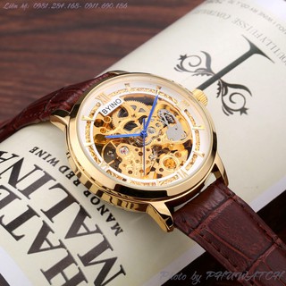 HOT ĐỒNG HỒ CAO CẤP DÂY DA CHÍNH HÃNG BYINO ĐẲNG CẤP CỦA SỰ HOÀN HẢO CHO PHÁI MẠNH