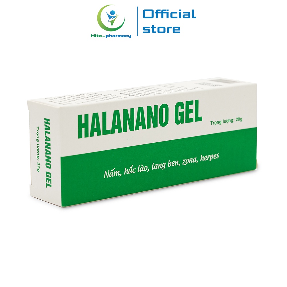 Kem Halanano Gel MT Pharco bôi da nấm, hắc lào, lăng ben, zona, herpes 20g