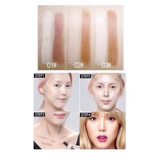 Cây che khuyết điểm tạo khối 2 đầu Tanako gấu thỏ vịt | BigBuy360 - bigbuy360.vn