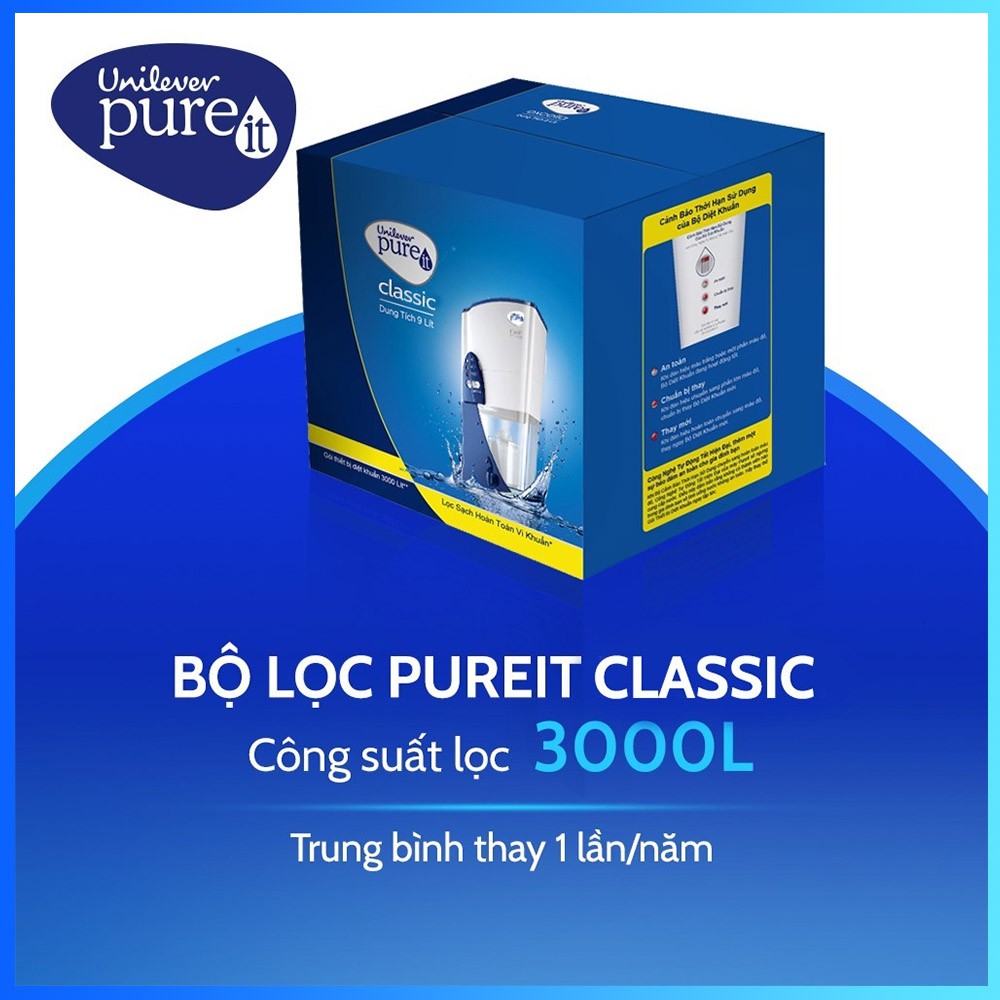 Bộ lọc thay thế Pureit Classic 9L - Hàng Chính Hãng