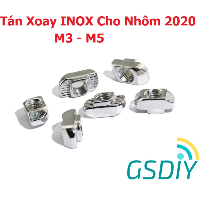Tán Xoay Chữ T Cho Nhôm Định Hình 2020
