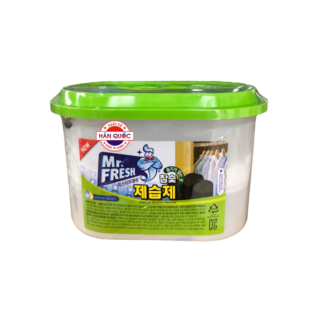 Combo 3 Hộp Hút Ẩm Than Hoạt Tính Mr.Fresh Hàn Quốc