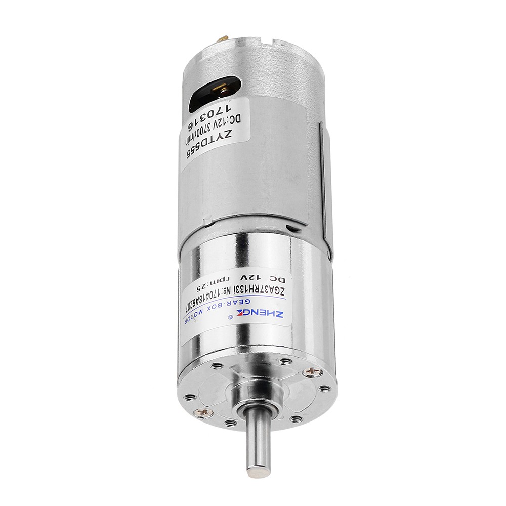 Động Cơ Giảm Tốc Trục D-ZYTD555-12V 80RPM - Trục Lệch