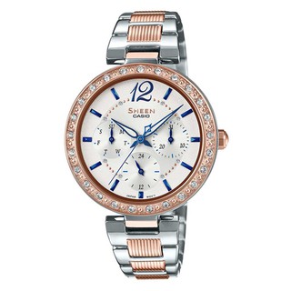 Đồng hồ nữ casio sheen she-3062pg & she-3085pg & she-3065spg - máy quartz pin - kính khoáng