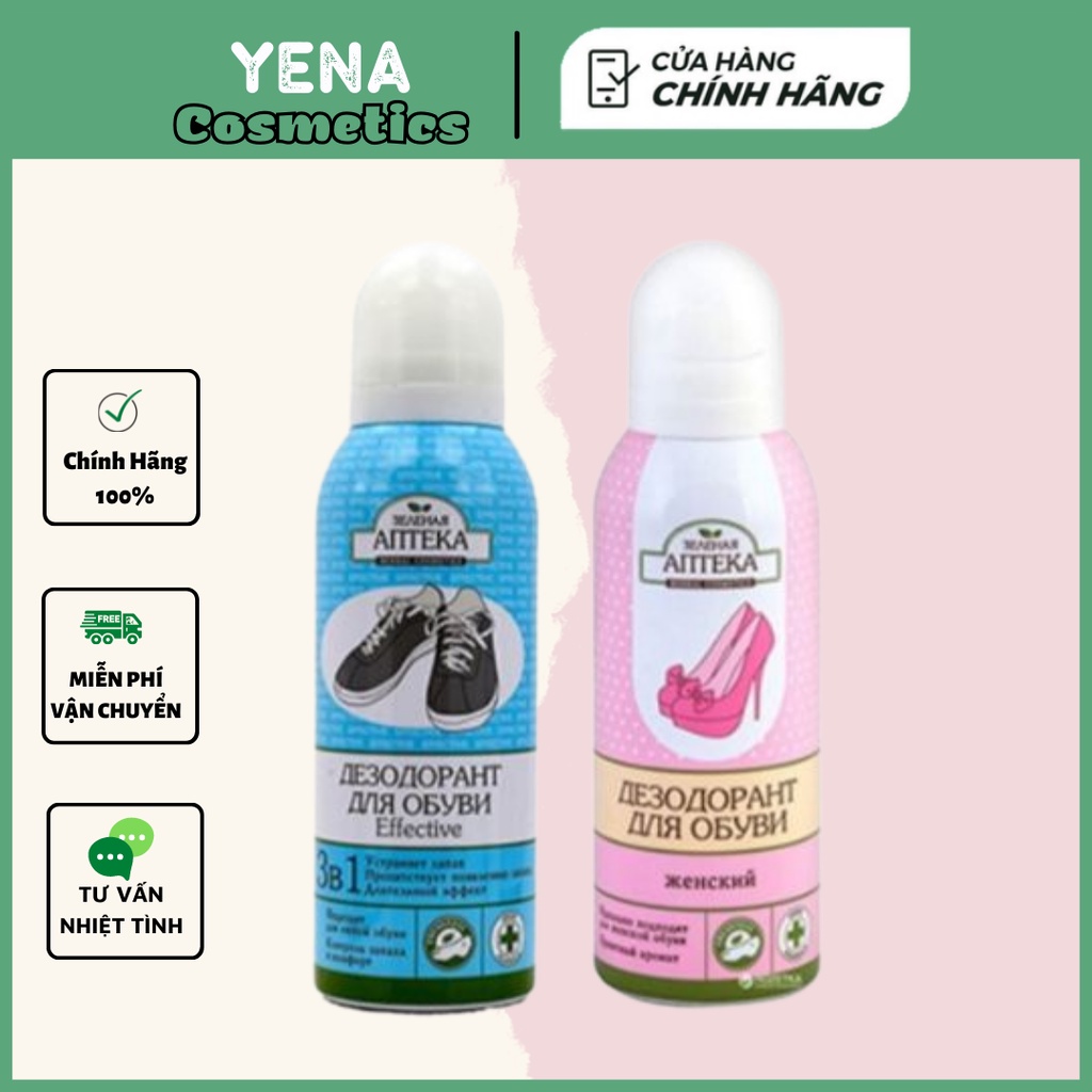 Xịt khử mùi hôi giày Apteka của Nga