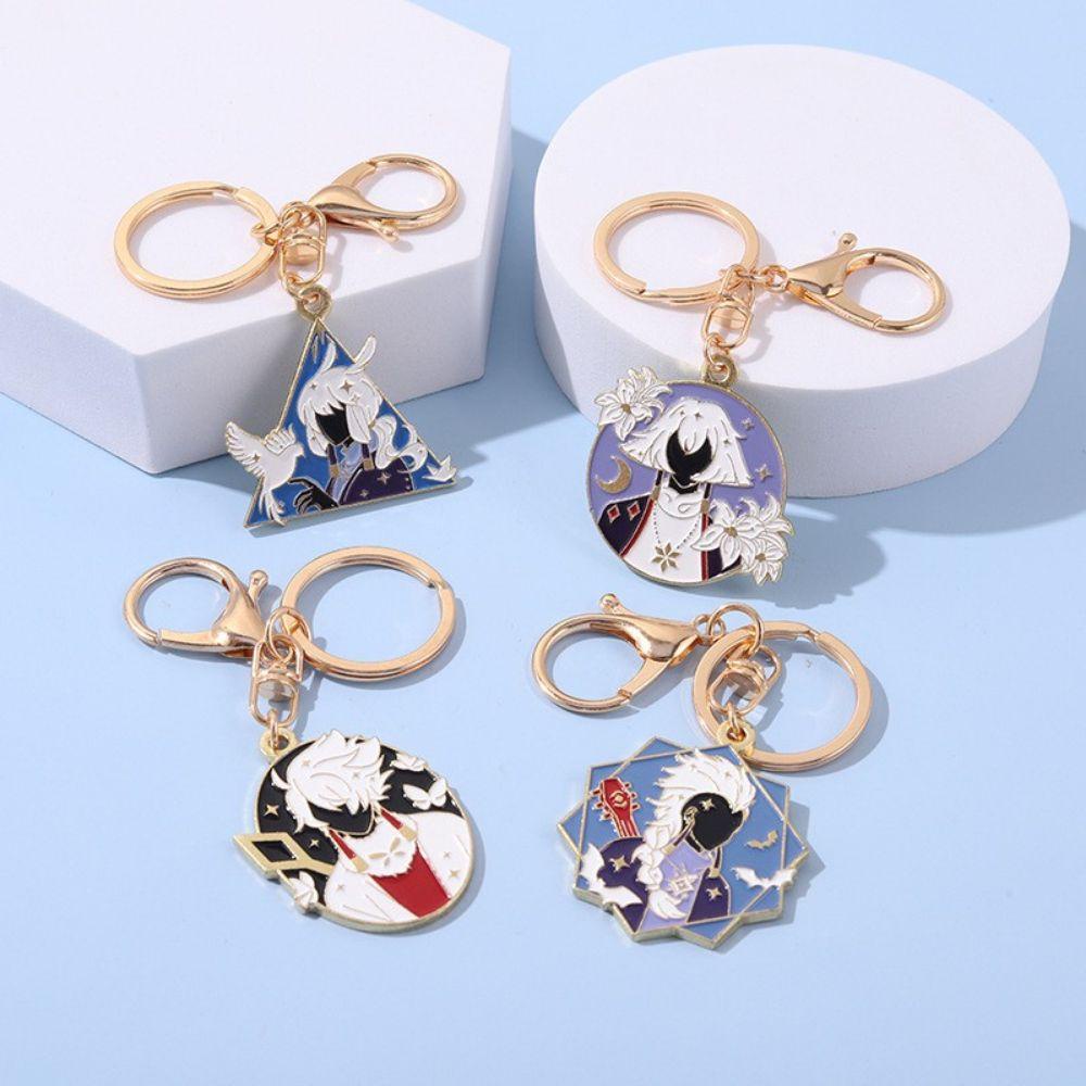 DARNELL Móc Khóa Hình Bầu Trời Hoạt Hình Dễ Thương charms