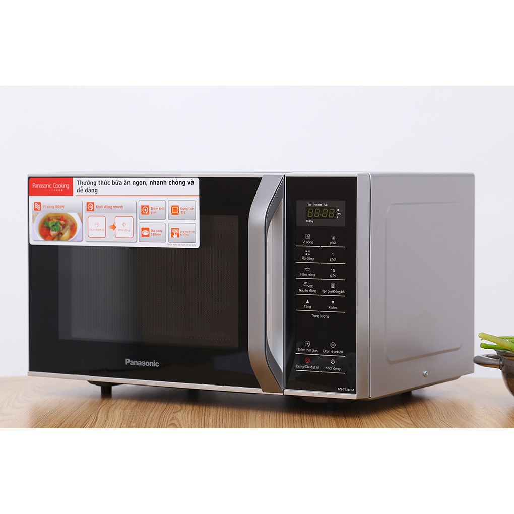 Lò vi sóng cảm ứng điện tử Panasonic 25 lít NN-ST34HMYUE