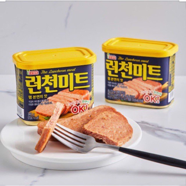 THỊT HỘP ĐÓNG HỘP LOTTE LUNCHEON MEAT HÀN QUỐC 340G