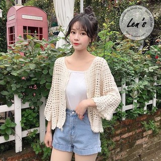ÁO KHOÁC NHẸ REN VUÔNG