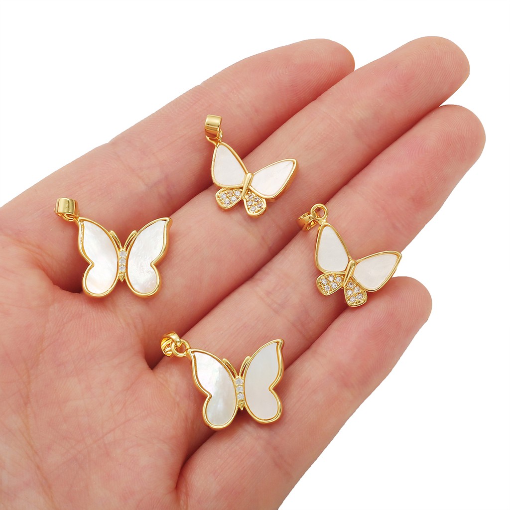Mặt dây Beadia bằng đồng mạ vàng 18k thiết kế thời trang