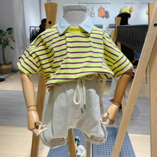 Áo polo kẻ bé trai- c Thủy