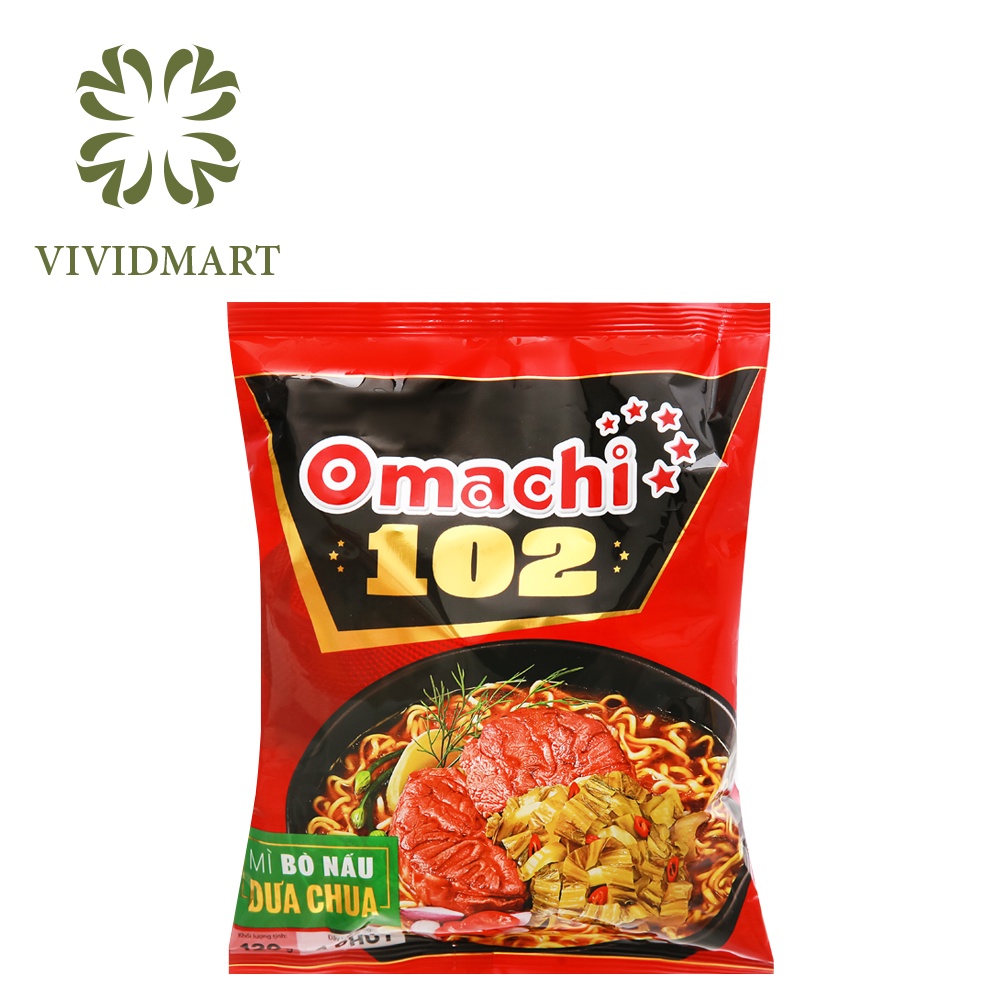 [Gói lẻ] MÌ NẤU OMACHI 102 VỊ BÒ NẤU DƯA CHUA, VỊ LẨU THẢ HẢI SẢN CAY – GÓI 120G/108G – MASAN | BigBuy360 - bigbuy360.vn