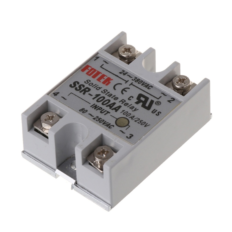 Mô đun rơ le điều khiển nhiệt độ 24V-380V SSR-100AA 100A AC-AC
