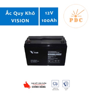 [Hoả Tốc] Ắc quy Vision xả sâu 6FM100D-X 12V-100Ah - (PDC-TECH)