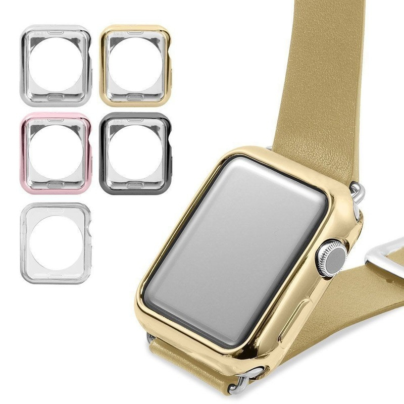 Ốp bảo vệ tpu trong suốt siêu mỏng thích hợp cho đồng hồ thông minh Apple 3 2 1 40mm 44mm Iwatch 5 4 38mm 42mm