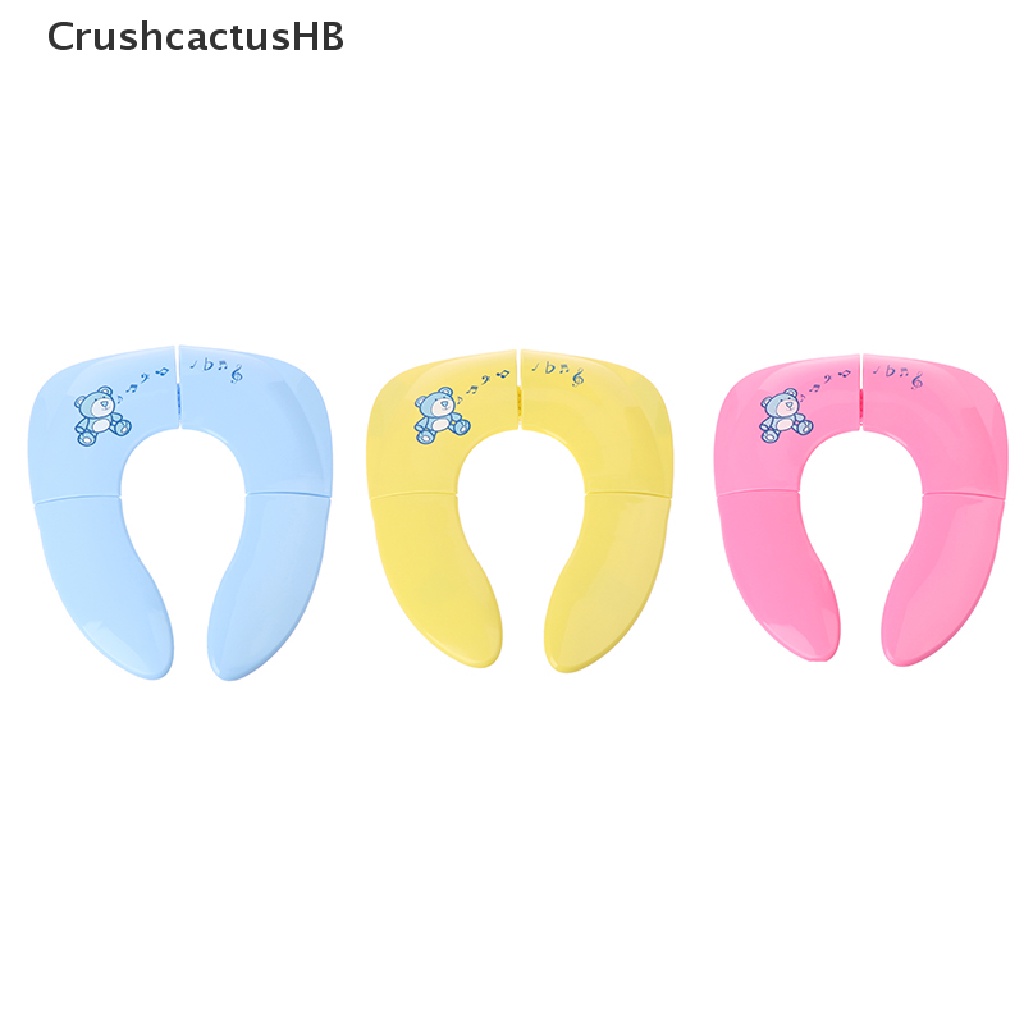 [CrushcactusHB] Baby Travel Folding Potty Seat toddler portable Toilet Training Seat  Hot Sell