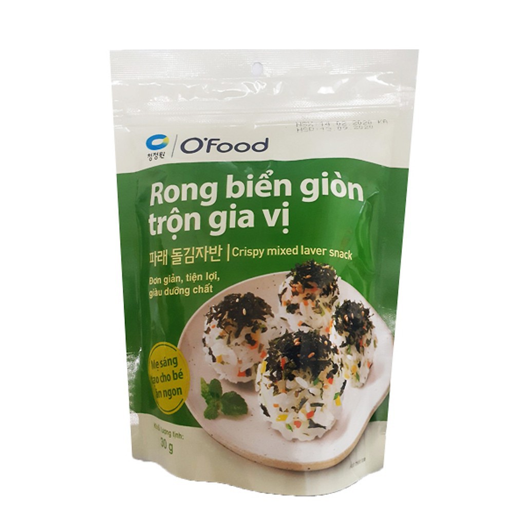 Rong biển giòn trộn gia vị Miwon 30g