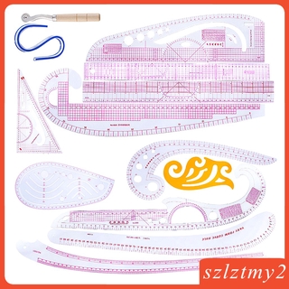 Set 2 / 13 Thước Đo Dạng Cong Chuyên Dụng Cho Thợ May