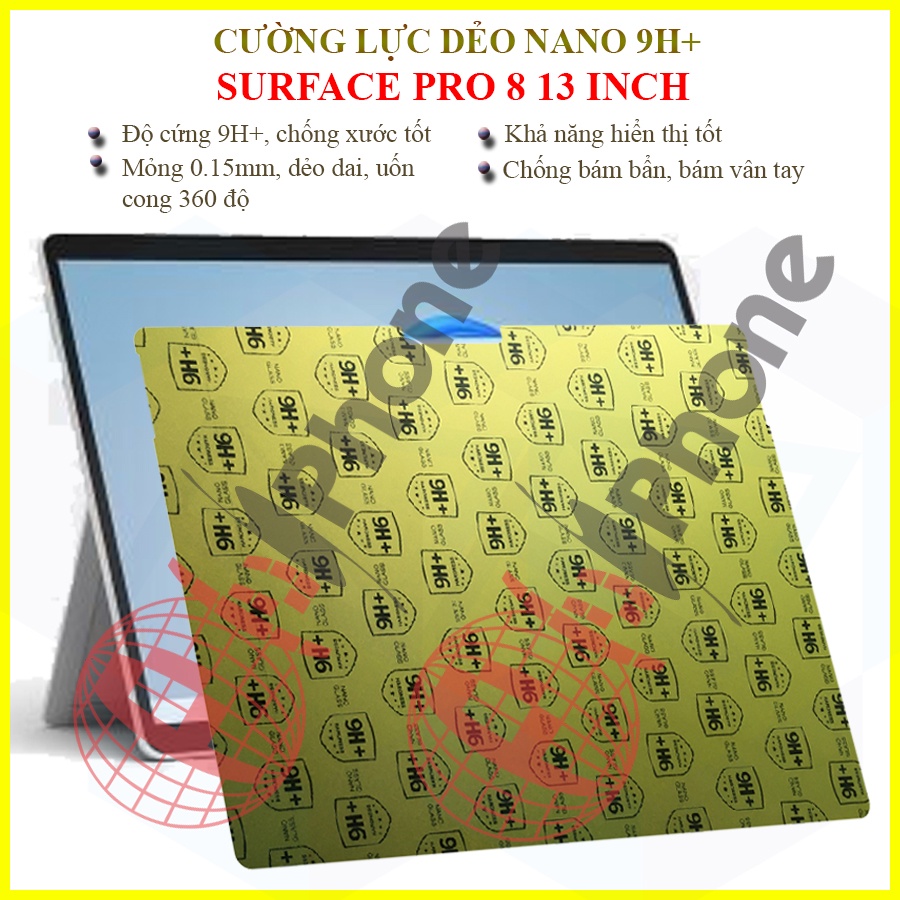 Dán cường lực dẻo nano Surface Pro 8 13 inch