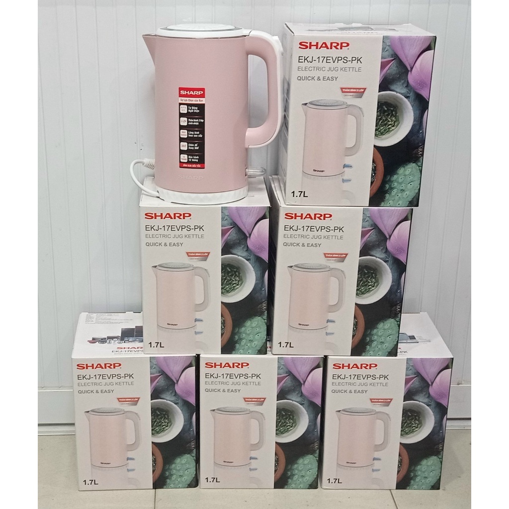Bình đun siêu tốc Sharp 1.7 lít
