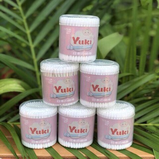 Hộp tăm bông cho trẻ em YUKI Nhật Bản cao cấp
