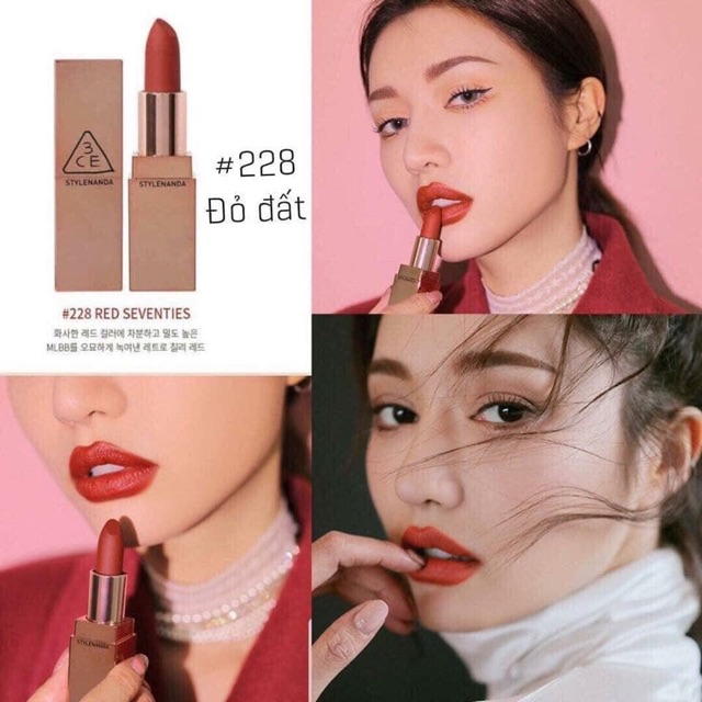 [ CAM KẾT AUTH ] Son 3ce matre lip color 2018