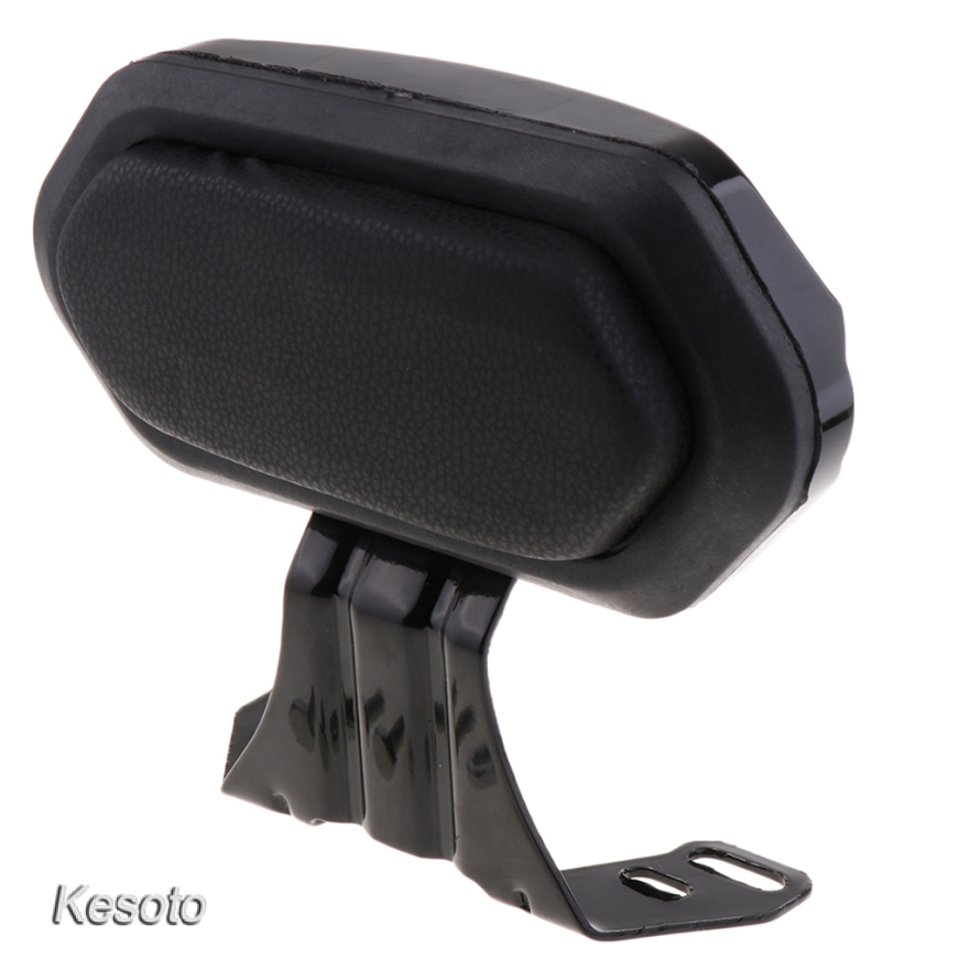 [KESOTO]Motorcycle Driver Rider Backrest Pad Plug-In Back Rest Mounting Kit