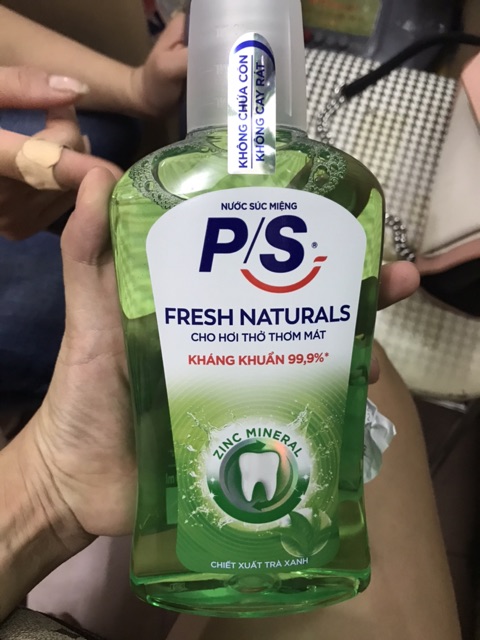 NƯỚC XÚC MIỆNG P/S trà xanh 500ml