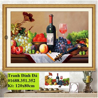 Tranh đính đá ngũ quả Y8005 120x80cm