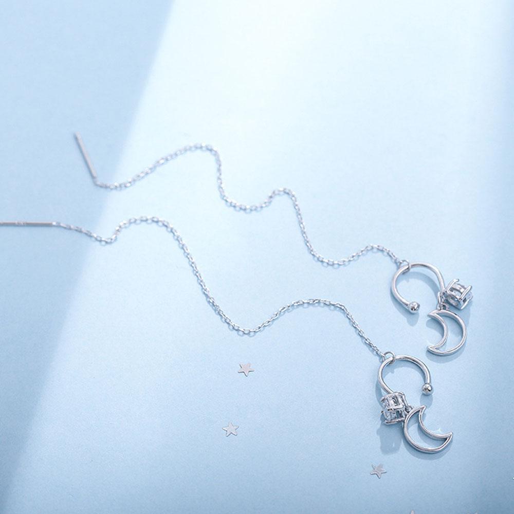 Bông Tai Hình Mặt Trăng Độc Đáo Thời Trang VANES1