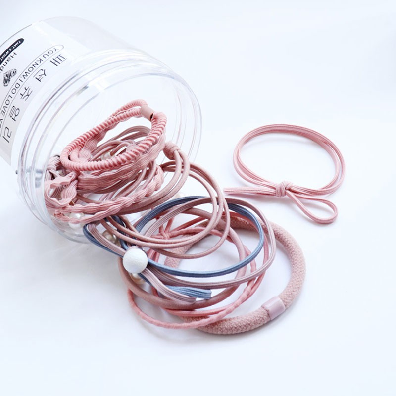 Hộp 12 Chun tóc mix nhiều mẫu đa dạng