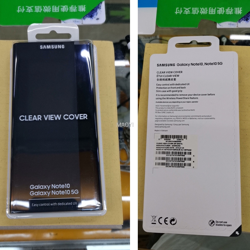 Ốp điện thoại nắp lật tráng gương cho Samsung Galaxy Note10 Note10PLUS Note X Note10 Note 10 PLUS NoteX