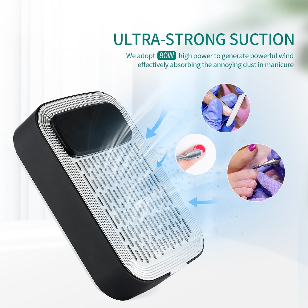 Quạt hút bụi làm sạch móng tay FOREVERLILY chuyên dụng cho salon 80w