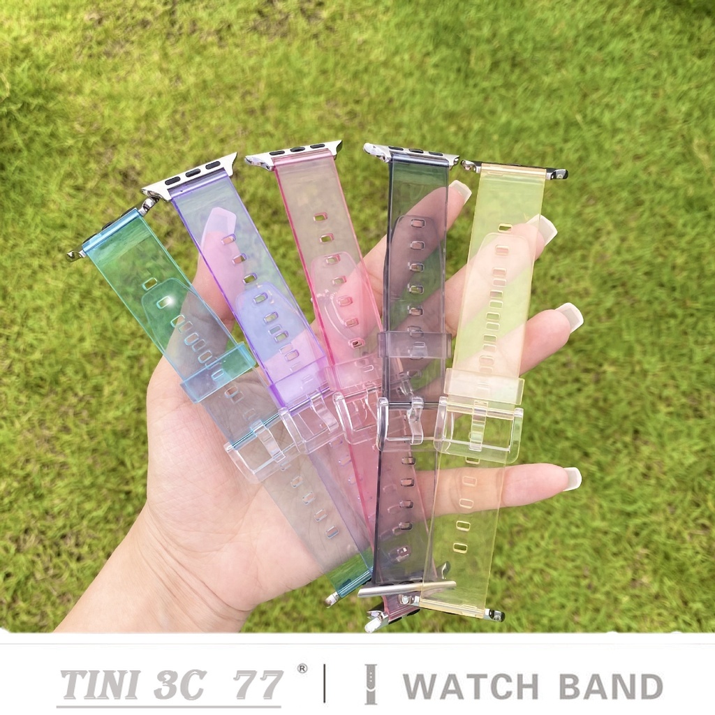 Dây đeo silicon thể thao cho đồng hồ thông minh Apple Watch Series IWatch 7 / 6 / 5 / 4 / 3 /SE 44mm / 40mm / 42mm / 38mm /41mm / 45mm Dây đeo Apple Watch