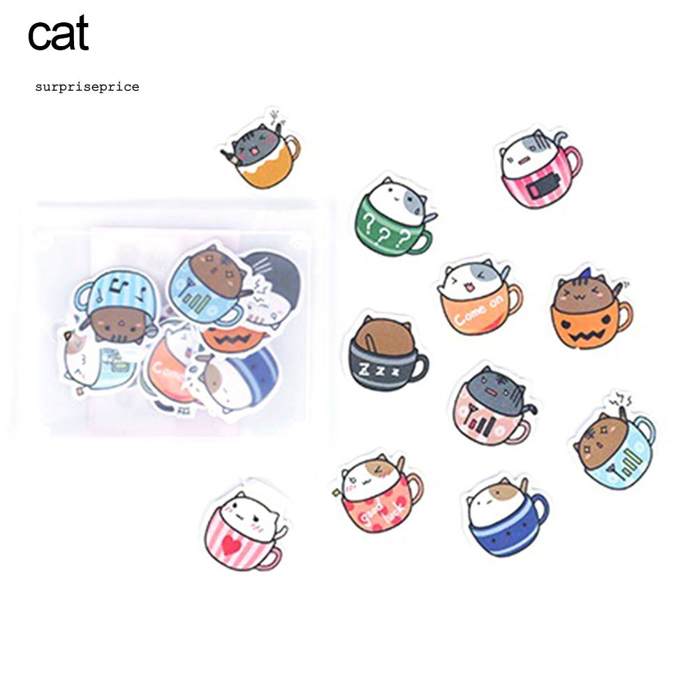 Set 40 miếng dán trang trí lịch hình thú dễ thương