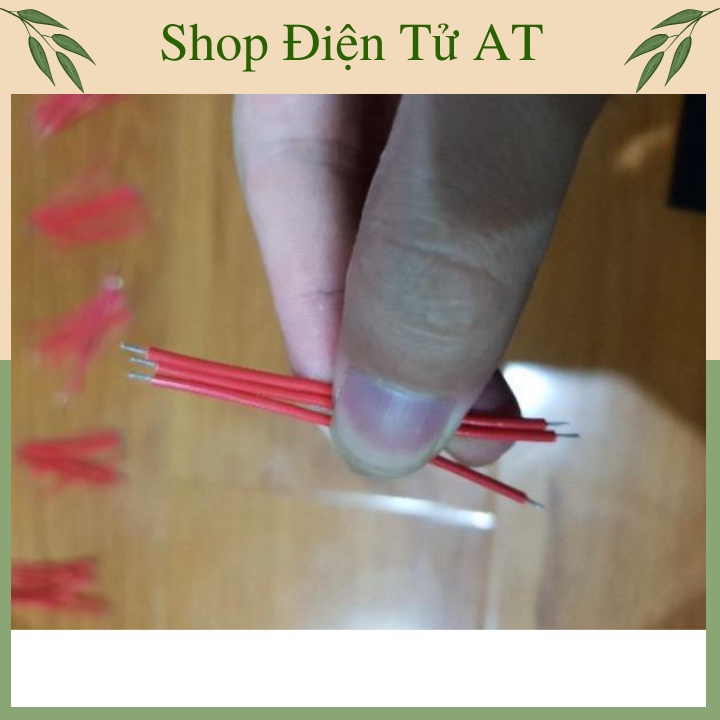 10 Dây Điện Mạch Có Thiếc 2 Đầu AWG28 0.3MM 6CM