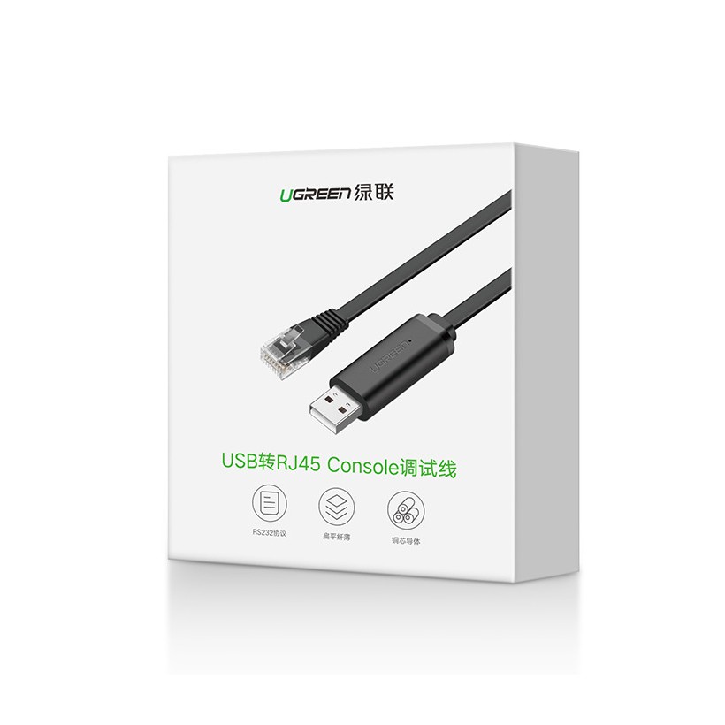 (Hàng Chính Hãng) Cáp Lập Trình Console USB sang RJ45 Ugreen 50773