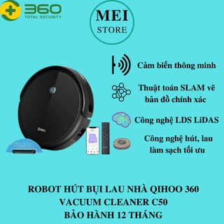 Robot Hút Bụi Lau Nhà Qihoo 360 C50 | Hàng Chính Hãng | BẢO HÀNH 12 THÁNG - MEI STORE