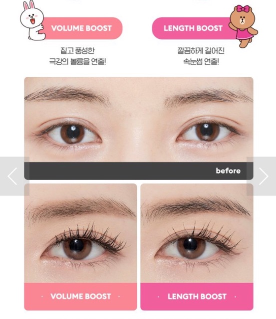 CHUỐT MI MASCARA MISSHA BOOST CARA (phiên bản giới hạn)