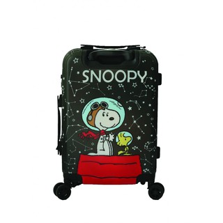 Vali Snoopy đen - size 24 - chính hãng