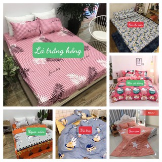 (Mẫu mới) Bộ Ga Gối Poly Cao Cấp HCM hoa dây