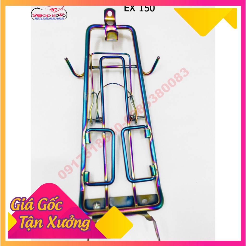 BAGA INOX 10 LY XI TITAN CHO EX 150,WAVE A 2078-18/RS/RSX, SIRIUS ,BALADE,DREAM (Ảnh Sp thật)