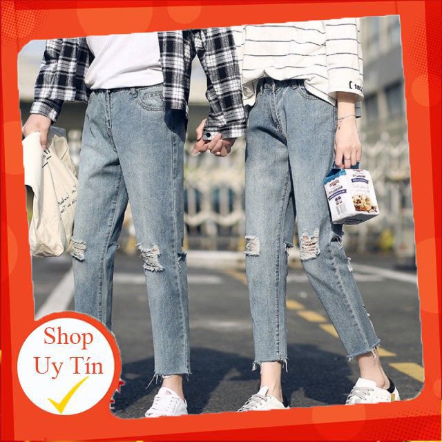 Hàng nhập khẩu Quần Baggy Nam nữ thời trang - Quần Jean Nam - rách kiểu- Mặc Kèm Áo Thun, Áo Sơ Mi Liên hệ mua hàng 084.