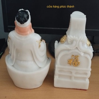 thần tài ông địa trắng ( bột đá )