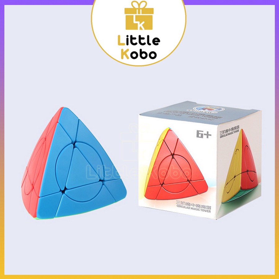 Rubik ShengShou Crazy Pyraminx Circular Magic Tower Rubic Biến Thể Tam Giác Đồ Chơi Trí Tuệ