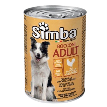 [COMBO 5 LON] Pate simba cho chó lớn - pate thịt viên lon 415gr