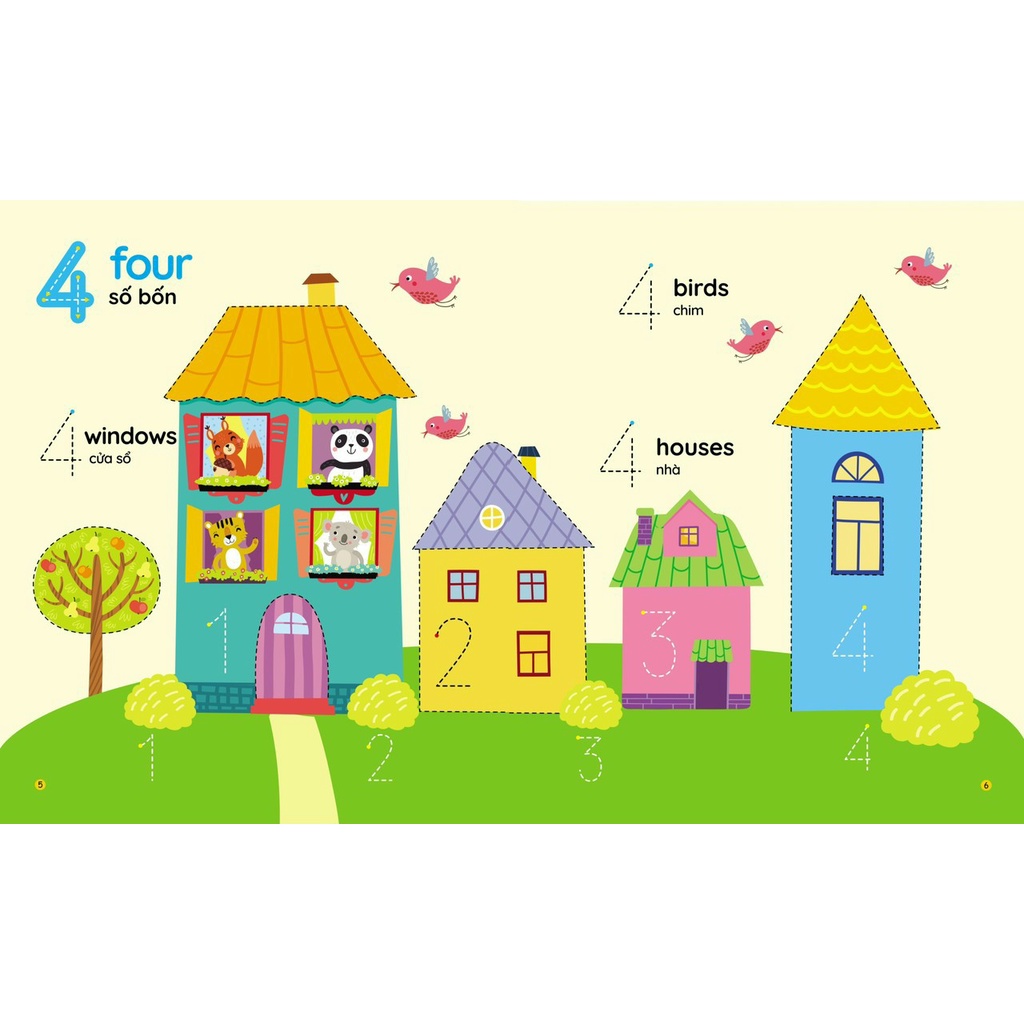 Bộ 4Q Wipe Clean: Bộ sách viết xóa song ngữ Anh - Việt đầu tiên cho bé 2+