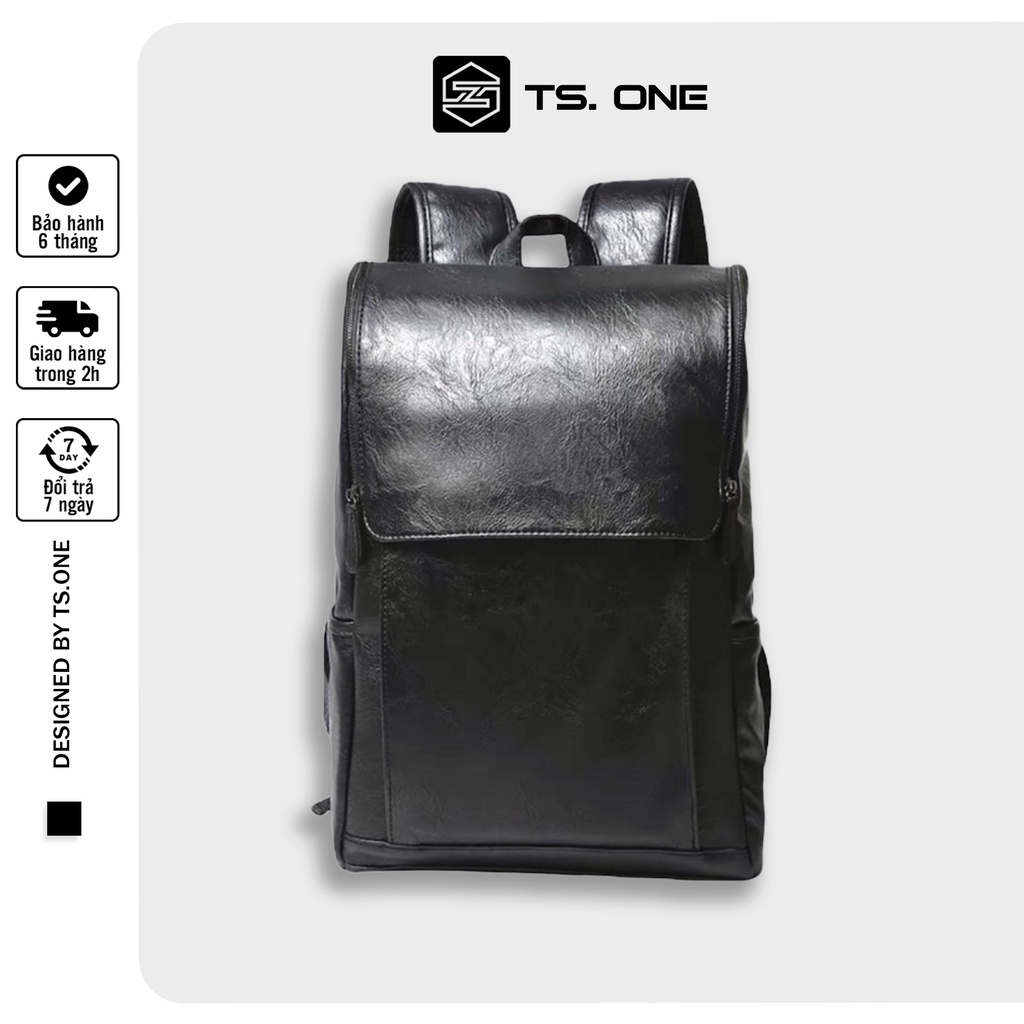 Balo Da Nam Nữ Unisex Thời Trang Thiết Kế Hàn Quốc Đi Học Đựng Laptop Phù Hợp Cho Sinh Viên