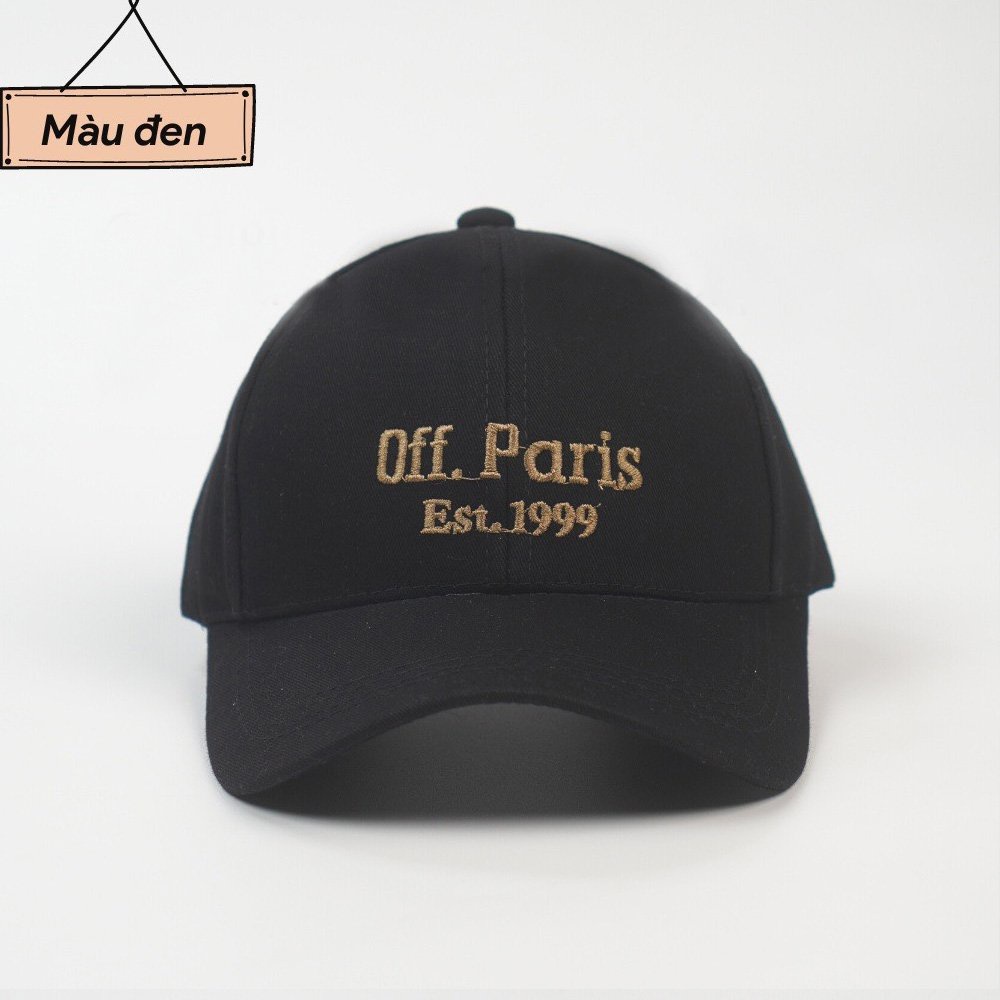 Mũ Lưỡi Trai Nón Off Paris 478 Phong Cách Ulzzang Form Unisex Nam Nữ - Hata24h
